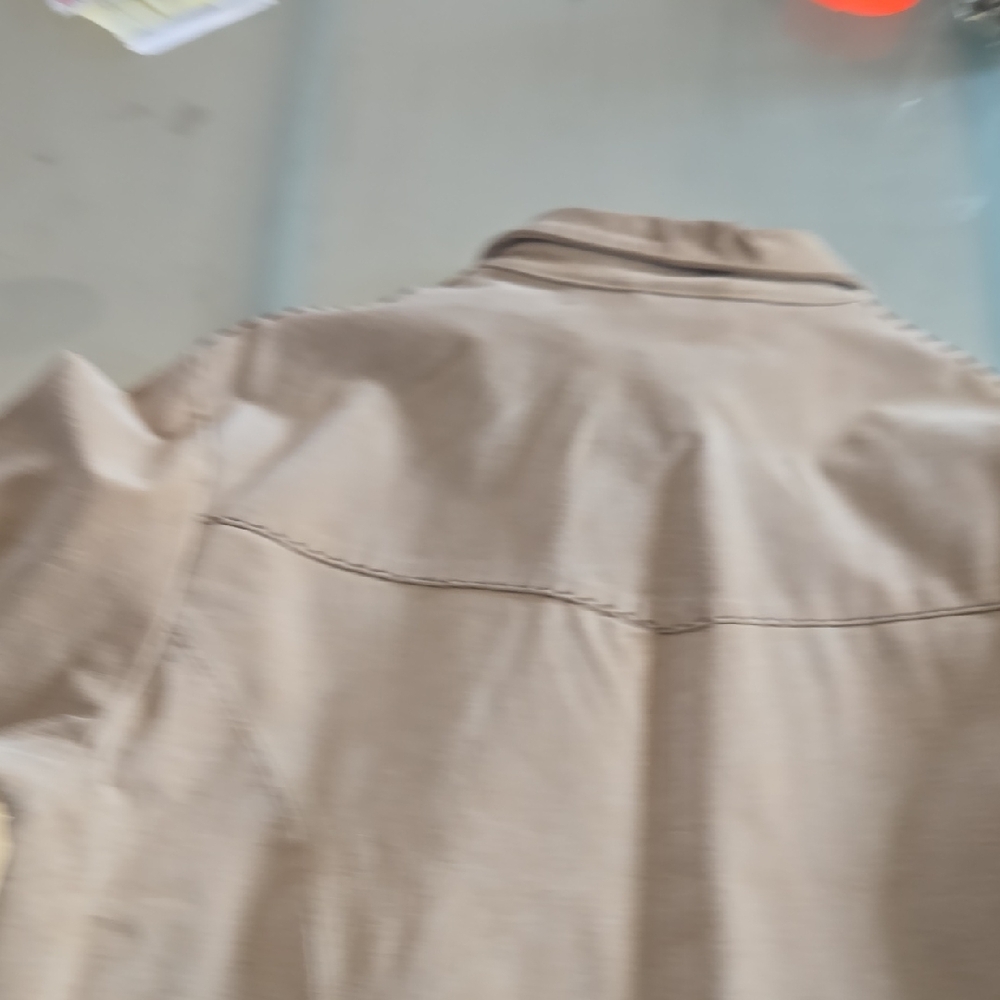 Ruff Hewn Women's Beige Utility Jacket - Picture 14 of 15